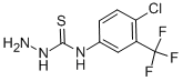 结构式 CAS# 38901-30-3, 4-[4-氯-3-(三氟甲基)苯基]-3-硫代氨基甲酰肼