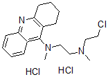 CAS#: 38915-05-8， N'-(2-Chloroethyl)-N,N'-Dimethyl-N-(1,2,3,4-Tetrahydroacridin-9-Yl)Ethane-1,2-Diamine Dihydrochloride