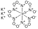 structure of CAS# 38930-18-6, Potassium Hexanitroiridate(III);Potassium Hexanitroiridate(III), Ir 32.3% Min;Tripotassium Hexakis(Nitrito-N)Iridate;POTASSIUM HEXANITROIRIDATE(III), 99.9%