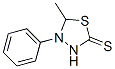 structure of CAS# 38951-60-9, 4-Phenyl-5-methyl-1,3,4-thiadiazolidine-2-thione