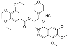 CAS#: 38952-88-4， [1-Morpholin-4-Yl-3-(5,6,7-Trimethoxy-1-Oxophthalazin-2-Yl)Propan-2-Yl] 3,4,5-Triethoxybenzoate Hydrochloride