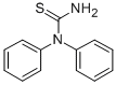 结构式 CAS# 3898-08-6, 1,1-二苯基-2-硫脲
