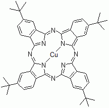 结构式 CAS# 39001-64-4, 4,4',4'',4'''-四叔丁基酞菁铜