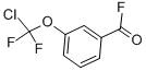 structure of CAS# 39161-74-5, 3-(Chloro-Difluoro-Methoxy)-Benzoyl Fluoride;3-(Chlorodifluoromethoxy)Benzoyl Fluoride 98%;3-(CHLORO-DIFLUORO-METHOXY)-BENZOYL FLUORIDE;3-(Chlorodifluoromethoxy)Benzoylfluoride98%