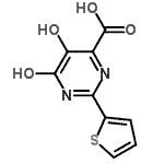 CAS#: 391680-79-8， 5,6-Dihydroxy-2-(2-Thienyl)-4-Pyrimidinecarboxylic Acid