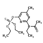 CAS#: 39247-96-6， O-{2-[Acetyl(Ethyl)Amino]-6-Methyl-4-Pyrimidinyl} O,O-Diethyl Phosphorothioate