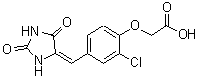 CAS#: 392696-01-4， {2-Chloro-4-[(E)-(2,5-Dioxo-4-Imidazolidinylidene)Methyl]Phenoxy}Acetic Acid