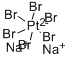 structure of CAS# 39277-13-9, Sodium Hexabromoplatinate(IV)