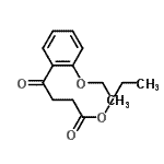 结构式 CAS# 39496-85-0, 乙基4-(2-乙氧基苯基)-4-氧代丁酸酯