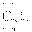 structure of CAS# 39585-32-5, 2-(Carboxymethyl)-4-Nitrobenzoic Acid;2-(Carboxymethyl)-4-nitrobenzoicacid;4-nitrohomophthalic acid;5-methoxycarbonylindole-2-boronic acid pinacol ester