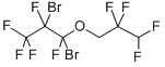 structure of CAS# 396716-51-1, 1,2-Dibromopentafluoropropyl 2,2,3,3-Tetrafluoropropyl Ether;1,2-DIBROMOPENTAFLUOROPROPYL 2,2,3,3-TETRAFLUOROPROPYL ETHER;1,2-Dibromopentafluoropropyl-2,2,3,3-Tetrafluoro;2,3-DIBROMO-4-OXA-5H,5H,7H-NONAFLUOROHEPTANE