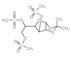 CAS#: 39686-83-4， [2-(2,2-Dimethyl-6-Methylsulfonyloxy-3a,5,6,6a-Tetrahydrofuro[4,5-d][1,3]Dioxol-5-Yl)-2-Methylsulfonyloxyethyl] Methanesulfonate