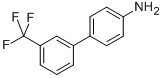 结构式 CAS# 397-28-4, 3'-(三氟甲基)[1,1'-联苯]-4-胺