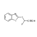 CAS#: 397330-67-5， 2-[(1-Fluoro-2-Propyn-1-Yl)Sulfanyl]-1,3-Benzothiazole