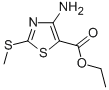 结构式 CAS# 39736-29-3, 4-氨基-2-(甲硫基)-1,3-噻唑-5-羧酸乙酯