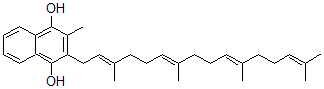 CAS#: 39776-45-9， 2-Methyl-3-[(2E,6E,10E)-3,7,11,15-Tetramethylhexadeca-2,6,10,14-Tetraenyl]Naphthalene-1,4-Diol