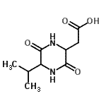 CAS#: 397847-48-2， (5-Isopropyl-3,6-Dioxo-2-Piperazinyl)Acetic Acid