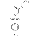 结构式 CAS# 39794-75-7, 乙基{[(4-甲基苯基)磺酰基]氧基}乙酸酯