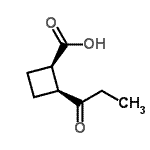 CAS#: 398129-70-9， (1R,2S)-2-Propionylcyclobutanecarboxylic Acid