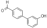 structure of CAS# 398151-25-2, 4-(3-Hydroxyphenyl)Benzaldehyde