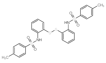 CAS#: 3982-42-1， 4-Methyl-N-[2-[2-[(4-Methylphenyl)Sulfonylamino]Phenyl]Disulfanylphenyl]Benzenesulfonamide