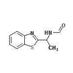 CAS#: 3985-52-2， N-[1-(1,3-Benzothiazol-2-Yl)Ethyl]Formamide