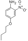 structure of CAS# 3987-86-8, 4-Butoxy-2-Nitroaniline;4-Butoxy-2-Nitro-Aniline;(4-Butoxy-2-Nitro-Phenyl)Amine;Zinc04262489