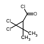 CAS#: 39871-98-2， 2,2-Dichloro-3,3-Dimethylcyclopropanecarbonyl Chloride