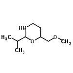 CAS#: 39883-23-3， 2-Isopropyl-6-(Methoxymethyl)-1,3-Oxazinane