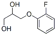 structure of CAS# 399-28-0, 3-(2-Fluorophenoxy)Propane-1,2-Diol;3-(O-Fluorophenoxy)-1,2-Propanediol;Nsc72338;Wln: Q1yq1or Bf