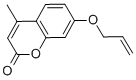 structure of CAS# 3993-57-5, 4-Methyl-7-Prop-2-Enoxychromen-2-One;7-Allyloxy-4-Methyl-Chromen-2-One;7-Allyloxy-4-Methyl-2-Chromenone;7-Allyloxy-4-Methyl-Coumarin