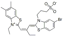 CAS#: 39981-04-9， 3-[(2Z)-5-Bromo-2-[(2E)-2-[(3-Ethyl-5,6-Dimethyl-2H-1,3-Benzothiazol-1-Ium-2-Yl)Methylidene]Butylidene]-1,3-Benzothiazol-3-Yl]Propane-1-Sulfonate