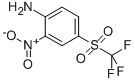 结构式 CAS# 400-23-7, 2-硝基-4-(三氟甲基磺酰基)苯胺