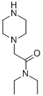 structure of CAS# 40004-14-6, N,N-Diethyl-2-Piperazin-1-Yl-Acetamide;N,N-Diethyl-2-Piperazin-1-Yl-Acetamide;N,N-Diethyl-2-(1-Piperazinyl)Acetamide;N,N-Diethyl-2-Piperazin-1-Yl-Ethanamide