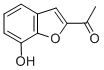 structure of CAS# 40020-87-9, 2-Acetyl-7-Hydroxybenzofuran;2-ACETYL-7-HYDROXYBENZOFURAN 97+%;2-Acetyl-7-Hydroxybenzofurane;2-ACETYL-7-HYDROXYBENZOFURAN