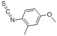 structure of CAS# 40046-28-4, 4-Methoxy-2-Methylphenyl Isothiocyanate;1-Isothiocyanato-4-Methoxy-2-Methyl-Benzene;4-Methoxy-2-Methylphenyl Isothiocyanate;Zinc02528087