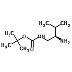 CAS#: 400652-56-4， 2-Methyl-2-Propanyl [(2R)-2-Amino-3-Methylbutyl]Carbamate