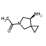 CAS#: 400710-02-3， 1-[(7S)-7-Amino-5-Azaspiro[2.4]Hept-5-Yl]Ethanone