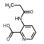 CAS#: 400722-99-8， 3-(Propionylamino)-2-Pyridinecarboxylic Acid