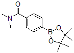 结构式 CAS# 400727-57-3, 4-(N,N-二甲基氨基羰基)苯硼酸频哪醇酯