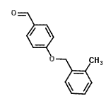 structure of CAS# 400825-69-6, 4-[(2-Methylbenzyl)Oxy]Benzaldehyde;4-[(2-methylbenzyl)oxy]benzaldehyde;4-[(2-Methylbenzyl)oxy]benzenecarbaldehyde;4-[(2-Methyl-Benzyl)Oxy]Benzenecarbaldehyde