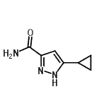 CAS#: 401629-05-8， 5-Cyclopropyl-1H-Pyrazole-3-Carboxamide