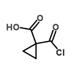 CAS#: 40258-99-9， 1-(Chlorocarbonyl)Cyclopropanecarboxylic Acid