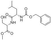 结构式 CAS# 40290-56-0, 苄氧羰基-亮氨酰-丝氨酸甲酯