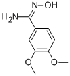 structure of CAS# 40312-16-1, N-Hydroxy-3,4-Dimethoxy-Benzamidine;N-Hydroxy-3,4-Dimethoxybenzimidamide