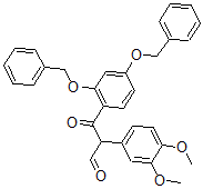 CAS#: 40321-74-2， 2,4-Bis(Phenylmethoxy)-alpha-(3,4-Dimethoxyphenyl)-beta-Oxobenzenepropanal