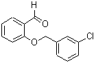 结构式 CAS# 40359-59-9, 2-(3-氯苄基氧基)苯甲醛