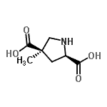 CAS#: 403857-35-2， (2R,4R)-4-Methyl-2,4-Pyrrolidinedicarboxylic Acid