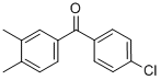 structure of CAS# 40415-10-9, 4-Chloro-3',4'-Dimethylbenzophenone;4-CHLORO-3',4'-DIMETHYLBENZOPHENONE