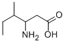结构式 CAS# 40469-87-2, 3-氨基-4-甲基己酸